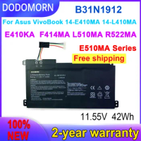 DODOMORN Fast Delivery New B31N1912 High Quality Battery For ASUS VivoBook 14 E410MA E410KA E510MA E510KA 14" E410KA-EK139TS