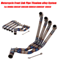 2014-2022 for Honda CBR650F CBR650R CB650R CB650 CB650F Motorcycle Front Link Pipe Exhaust System Titanium alloy