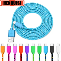 1M/2M/3M USB Type C Fast Charging Cable For Xiaomi 13 Huawei P60 Samsung S23 iPad USB A To Type C Data Cord USB C Charger Wires