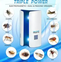 Dual Ultrasonic Elektrik Pest Control Anti Nyamuk Tikus Kecoa Lalat