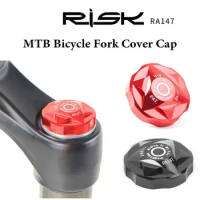 MTB Bicycle Fork Cover Cap, Aluminum Alloy, Air Fork Nozzle Cover, Shock Absorption, Front Fork Shoulder, Gas Caps