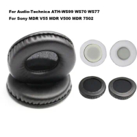 High Quality Durable Waterproof Replacement Ear Pads Cushions For Audio-Technica ATH-WS99 WS70 For Sony MDR-V55 Ear pads