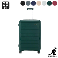 KANGOL 英國袋鼠28吋輕量耐磨可加大PP行李箱-多色可選