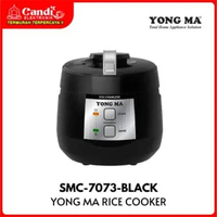 YONG MA Rice Cooker 2 Liter Inner Pot Stainless Steel Wing Inner Pot SMC-7073-BLACK