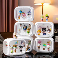 Clear Display Case for Figures, Acrylic Display Stand for Funko Pop, Action Figures Collectibles Box, Storage Organizer Showcase