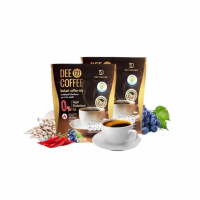 (2 ถุง 40 ซอง) Dee Go Coffee กาแฟสำเร็จรูป 14 in 1 มีส่วนผสมของพริกและคอลลาเจนไดเปปไทด์ เนสกาแฟ 660 