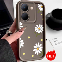 Penutup telefon bimbit VIVO Y78 5G VIVO Y78 PLUS, pelindung sarung, aksesori, bunga putih Phone