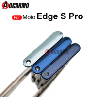 For Motorola Moto Edge S Pro SIM Card Tray MicroSD Slot Holder XT2153-1 Replacement Parts