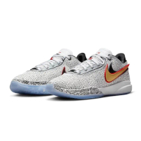 【NIKE 耐吉】Nike Lebron20 雙勾 XX LBJ 白金 實戰籃球鞋 DJ5422-100(LEBRON、籃球鞋、DJ5422-100)