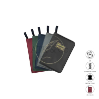 Map Dokumen Ijazah Resleting Isi 20 40 60 Sekat Sampul Kulit Anti Air F4 Topla DK-888 - Waterproof C