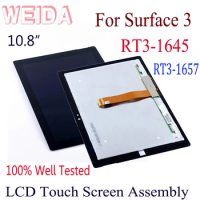 10.8" LCD Replacement For Microsoft Surface 3 RT3 RT 1645 LCD Display Touch Screen Assembly Surface RT3 1657 LCD Screen