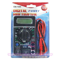FUNET 多功能數位三用電錶 附網路測試功能 EM-7300