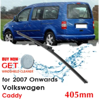 Car Wiper Blade Rear Back Window Windscreen Windshield Wipers Accessories For VW Volkswagen Caddy Hatchback 405mm 2007 Onwards