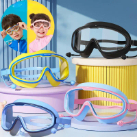 Kacamata Renang Anak /Googles Remaja Anti FOG Anti UV Big Frame/Kaca Mata Renang dengan Penyumbat Te