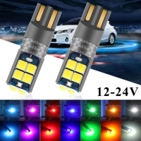 Lampu Lebar Led Kereta, T10 3030, 10SMD, Tekanan Lebar, Kecerahan Tinggi, Mentol Kereta, Lampu Baca,