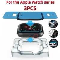 3PCS Ceramic film For Apple watch Ultra 8 7 49mm 45mm 41mm Screen protector For Apple watch 6 5 4 SE 44mm 40mm 3 2 9 42mm 38mm