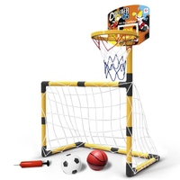 【免運】開發票 美雅閣| 兒童足球門 籃球架 體育用品 室內足球門 簡易便攜式 足球玩具