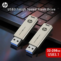 HP X796 USB3.1 Metal USB Flash Drive 32GB 64GB 128GB 256GB Pen Drive Creative Personality Car Music Gift High-Speed USB PenDrive