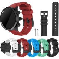 Silicone sport Watchband Strap for Suunto Spartan Sport/Sport wrist HR /for Suunto 9 9 Baro Watch Replacement Sport Bracelet