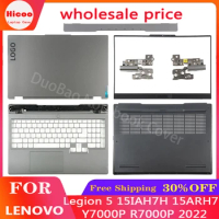 New For Lenovo Y7000P R7000P 2022 Legion 5 15IAH7H Laptop Accessories Lcd Back Cover/Front Bezel/Palmrest/Bottom/Hinges Silvery