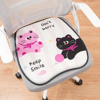 夏季凝膠坐墊|卡通屁墊|軟彈透氣坐墊|涼感椅墊|辦公室久坐蜂窩矽膠墊（平行進口）