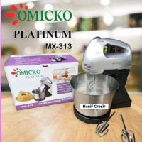 Mixer Omicko Pengaduk Adonan  Pengocok Manual Mixer Tegak Stainless