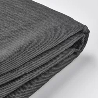 sarung sofa 3 dudukan dg chaise l, dengan sandaran tangan lebar/Hallarp abu-abu