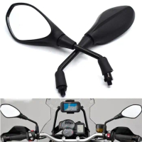 Universal 10mm Motorcycle Rearview Mirror Left&amp;Right Rear View Mirrors for Ducati 848 1098 / R Monster 695 696 796 821 1000 1100