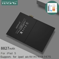 FERISING-Original Tablet Battery for Apple iPad 5 Air, Battery for iPad5, A1484, A1475, Polymer, Batarya Replacement Battery