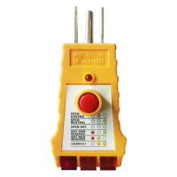 305B Socket Safety Tester Power Socket Detector Handheld Check Receptacle Tester For 110V-125V AC Circuits
