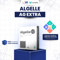 1 BOX ALGELLE AG EXTRA - EXTRA SILVER CALCIUM ALGINATE DRESSING