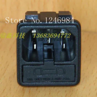 [SA]JEC AC AC outlet black triangle combo card connector socket with insurance JR-101-1FS--100PCS/LOT