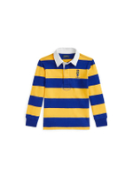 เสื้อโปโลเด็กผู้ชาย-Polo Bear Cotton Jersey Rugby Shirt รุ่น CWPOKNIB8021129-สีหลากสี