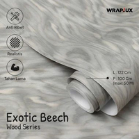 Wallpaper Decor Sticker PVC - Exotic Beech - Wood Series | Wraplux - Pelapis Furnitur, Pengganti Sti