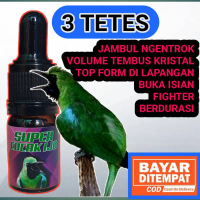 SUPER CUCAK IJO VITAMIN PENGGACOR BURUNG CUCAK IJO