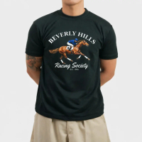 เสื้อยืดลายกราฟิก MadeInMNL คอเต่า ผ้า CVC 240GSM