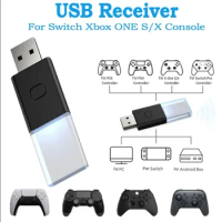 TY-1803 USB Receiver for Switch Xbox One S/X Console Bluetooth-compatible 5.0 Wireless Controller Gamepad Dongle Adapter