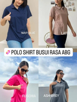 MATERNEL P0Lo shirt hamil busui casual - akses busui kanan kiri