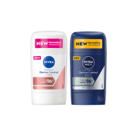 【NIVEA 妮維雅】96H超能科研制汗爽身乳膏50mlx3(止汗/男女款)