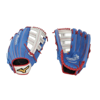 MIZUNO 壘球手套-外野手用-右投 棒球 美津濃 1ATGS23930-22 藍白紅