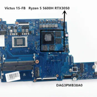 For HP Victus 15-FB DAG3PMB38A0 AMD Ryzen 5 5600H RTX3050 NVIDIA Motherboard 100% Teste