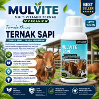 MULVITE Vitamin Probiotik Khusus Sapi, Vitamin Ternak Organik Penggemuk Sapi Meningkatkan Nafsu Maka