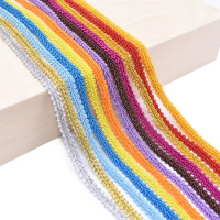 5/10m 8mm Multicolor Centipede Braided Lace Trim Ribbon for Party Decoration DIY Crafts Clothes Sewing Fabric Accessories