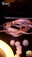 NEW QKZ Original Eaphone Flat Cable OFC Oxygen Free Copper Wire Kabel for QKZ AK6 Pro Max DMX KZ EDX
