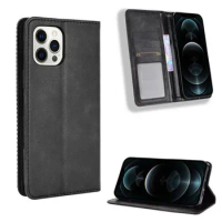 For iPhone 12 Case For iPhone 12 Mini Luxury PU Leather Wallet Magnetic Adsorption Case For Apple iPhone 12 Pro Max Phone Bags