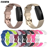 FIFATA Colorful Sport Wristband For Fitbit Inspire 2 Smart Watch Replacement Silicone Watch Strap For Fitbit Inspire 2 Band