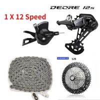 Deore M6100 1x12 Speed derailleurs Groupset 12 speed right shift lever dowel CN Chain RD cassette 46T 50T 52T