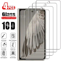 4Pcs Tempered Glass FOR Google Pixel Fold 5.8"GooglePixelFold PixelFold G9FPL Screen Protector Phone Protective Glass Film 9H