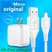 อะแดปเตอร์สาย Micro USB, ที่ชาร์จเร็ว 9V/2A, สำหรับ Vivo X7, X9, X20, V7, V9, Y11, Y12, Y15, สายชาร์