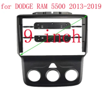 9 Inch For DODGE RAM 5500 2013-2019 Car Radio Stereo GPS MP5 Android Player Head Unit 2 Din Fascia Panel Dashboard Frame Cover